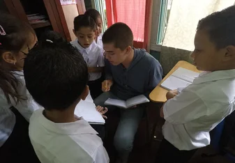 Practice Teaching English at Local Elementary School